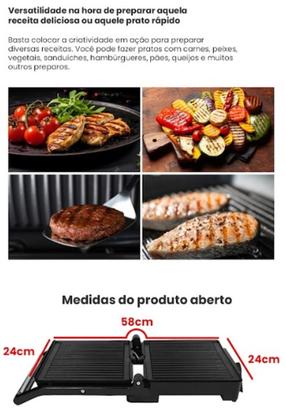 Imagem de Multi Grill Mr Cheff Inox Agratto Prença De Lanche Sanduiche
