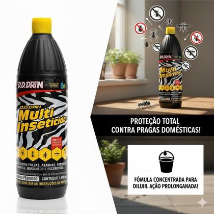 Imagem de Multi Inseticida 1L DDDrin Kit com 02