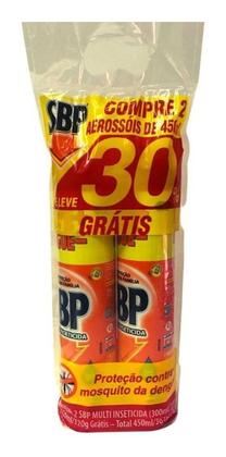 Imagem de Multi Inseticida Aerosol Sbp 450ml Embalagem Economica C/2