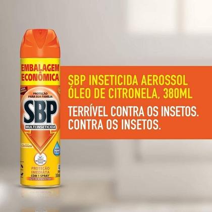 Imagem de Multi Inseticida Aerossol Citronela 380ml Sbp