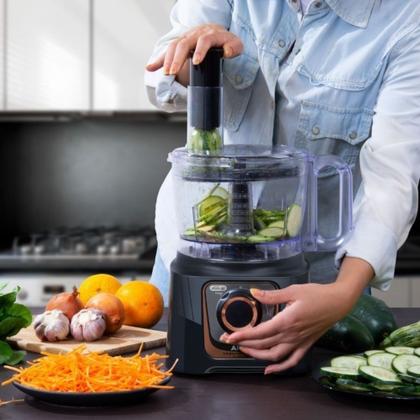 Imagem de Multi Processador de Alimentos Arno 700W Preto Multichef MP72 24 Funções 220 V