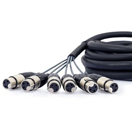 Imagem de Multicabos com Conectores XLR 6 Vias Amphenol - 15 Metros