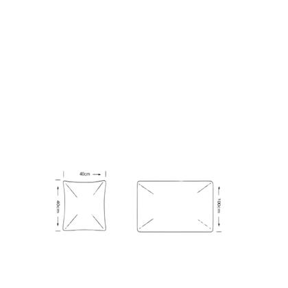 Imagem de Multifuncional Cobertor Dobrável Almofada Algodão para, Viagem 2 em 1, Almofadas