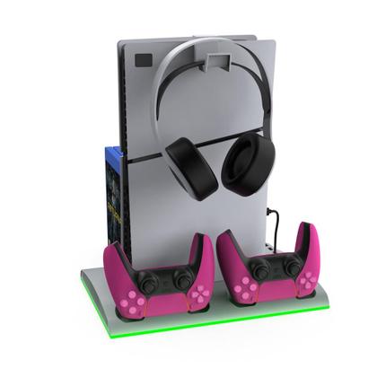 Imagem de Multifuncional PS5 /PS5 Silm Cooling Stand Dock  de carregamento TP5-3570