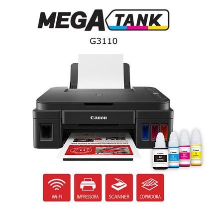 Imagem de Multifuncional Tanque de Tinta Canon Mega Tank G3110