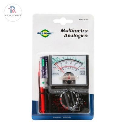 Imagem de Multímetro Analógico Brasfort 1000A Boa Qualidade Mutimetro