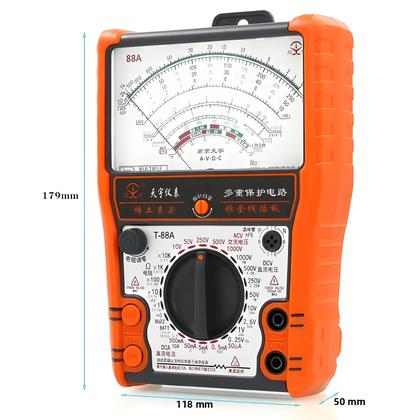 Imagem de Multímetro Analógico De Alta Precisão NJTY 88A Com Buzzer E Proteção Contra Sobrecarga, Magnético