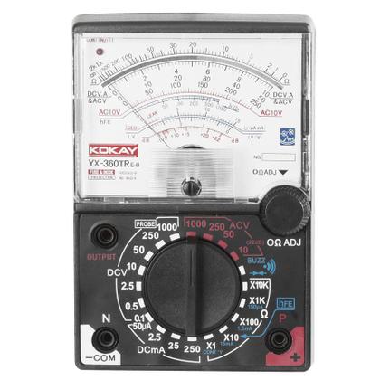 Imagem de Multimetro analogico yx-360 - 20 mega com beep