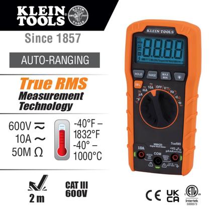 Imagem de Multímetro digital Klein Tools MM420 Auto-Ranging TRMS