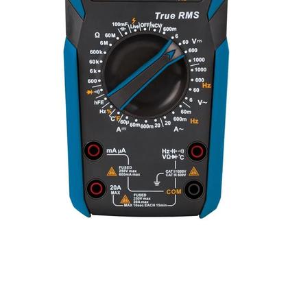 Imagem de Multímetro Digital Manual CAT III 600V 3 5/6 Dígitos ET-2042F Minipa