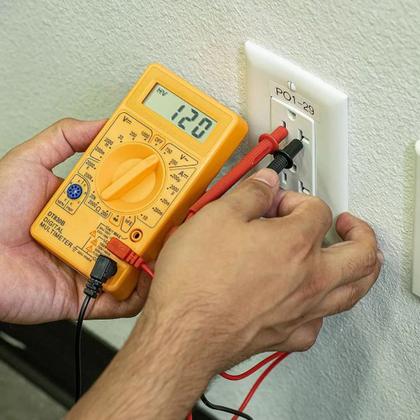 Imagem de Multimetro Digital Portatil Profissional Dt-830b Acompanha Bateria 9v