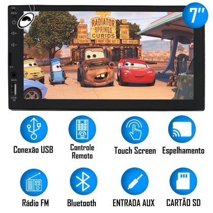 Imagem de Multimídia 2 Din 7'' Polegadas H-Tech HT-3000G3