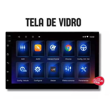 Imagem de Multimidia 7 Polegadas Android 13 Android Auto e Carplay Gps WIFI GPS