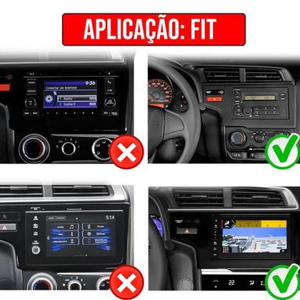 Imagem de Multimídia 7 Polegadas City 2015 A 2021 Android-Auto MP5 Bluetooth + Moldura