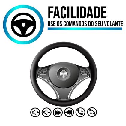 Imagem de Multimídia 7 Polegadas City 2015 A 2021 Android-Auto MP5 Bluetooth + Moldura