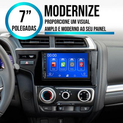 Imagem de Multimídia 7 Polegadas City 2015 A 2021 Android-Auto MP5 Bluetooth + Moldura