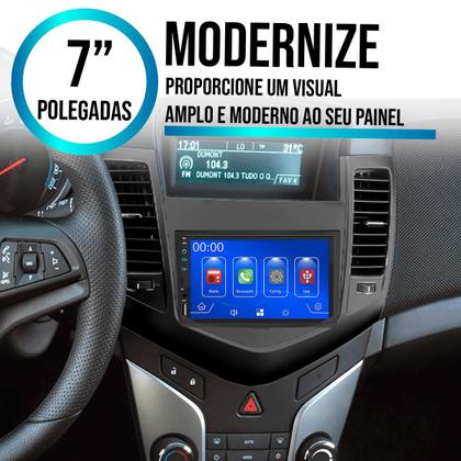 Imagem de Multimídia 7 Polegadas Cruze 2011 A 2016 Android-Auto MP5 Bluetooth + Moldura