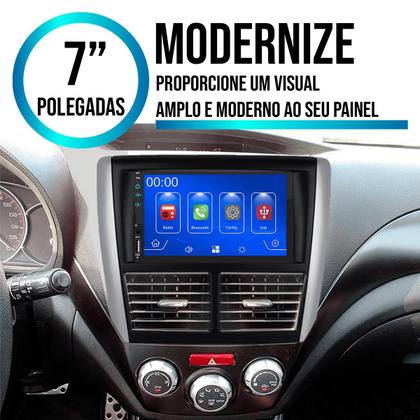 Imagem de Multimídia 7 Polegadas Forester 2009 A 2012 Android-Auto MP5 Bluetooth + Moldura