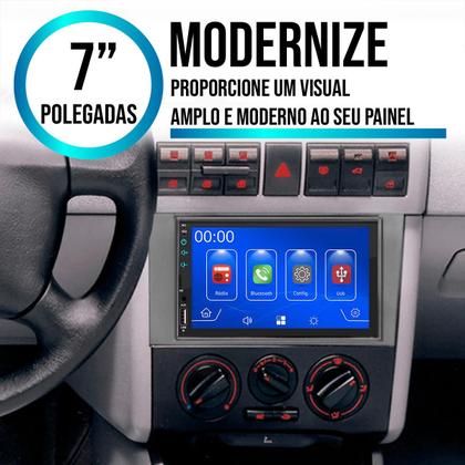 Imagem de Multimídia 7 Polegadas Gol Parati Saveiro Android-Auto MP5 Bluetooth + Moldura