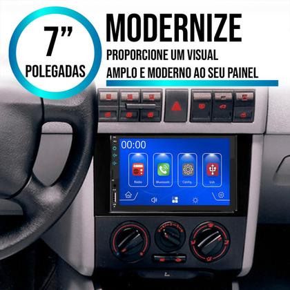 Imagem de Multimídia 7 Polegadas Gol Parati Saveiro Android-Auto MP5 Bluetooth + Moldura
