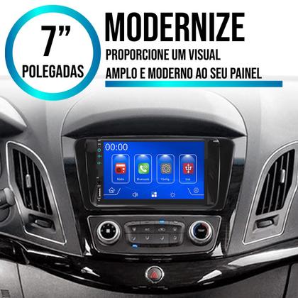 Imagem de Multimídia 7 Polegadas J6 2014 A 2016 MP5 Android-Auto Bluetooth + Moldura 2 Din
