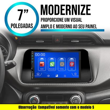 Imagem de Multimídia 7 Polegadas Kicks 2016-2022 Android-Auto MP5 Bluetooth + Moldura