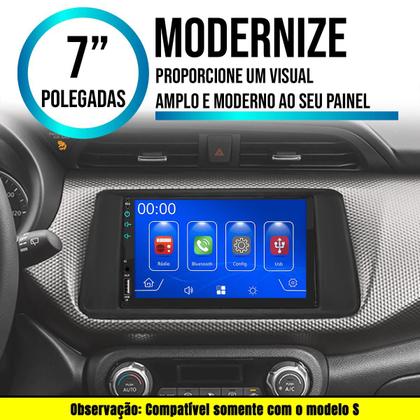 Imagem de Multimídia 7 Polegadas Kicks 2016-2022 Android-Auto MP5 Bluetooth + Moldura