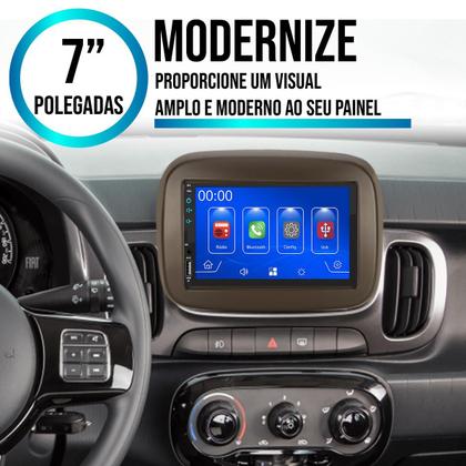 Imagem de Multimídia 7 Polegadas Mobi 2017-2022 Android-Auto MP5 Bluetooth + Moldura