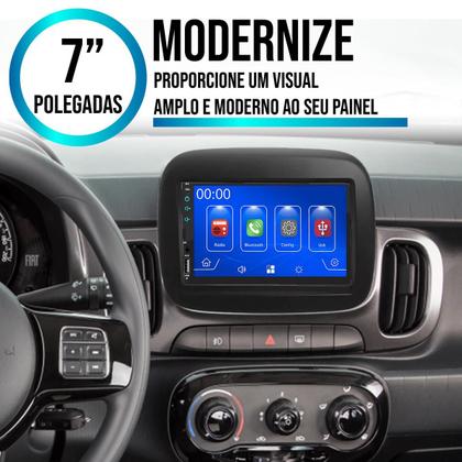 Imagem de Multimídia 7 Polegadas Mobi 2017-2022 Android-Auto MP5 Bluetooth + Moldura