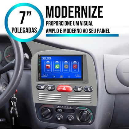 Imagem de Multimídia 7 Polegadas Palio 1996-2003 Android-Auto MP5 Bluetooth + Moldura