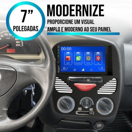 Imagem de Multimídia 7 Polegadas Palio 2001-2013 Android-Auto MP5 Bluetooth + Moldura