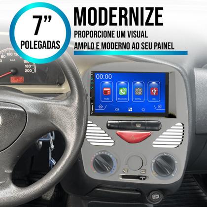 Imagem de Multimídia 7 Polegadas Palio 2001-2013 Android-Auto MP5 Bluetooth + Moldura
