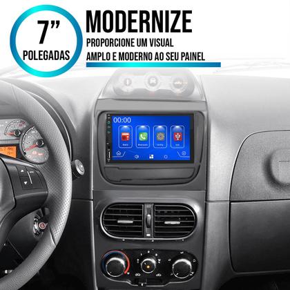 Imagem de Multimídia 7 Polegadas Palio Siena Strada Android-Auto MP5 Bluetooth + Moldura