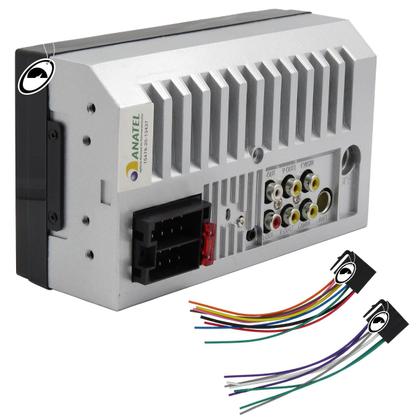 Imagem de Multimídia 7'' Polegadas Palio Siena Strada Weekend G2 2001 a 2007 Com Ar + Câmera de Ré