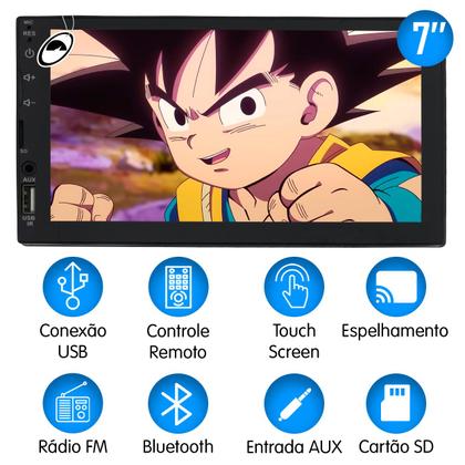 Imagem de Multimídia 7'' Polegadas Palio Siena Strada Weekend G2 2001 a 2007 Com Ar + Câmera de Ré