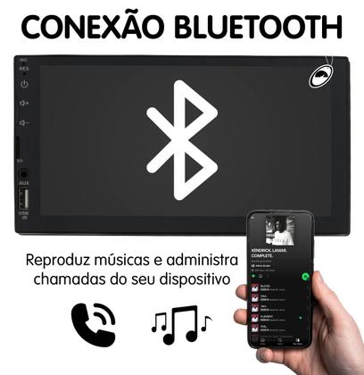 Imagem de Multimídia 7'' Polegadas Palio Siena Strada Weekend G2 2001 a 2007 Com Ar + Câmera de Ré