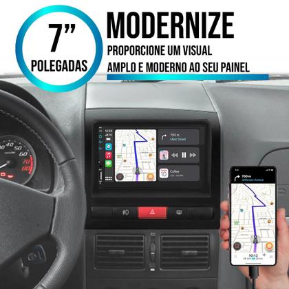 Imagem de Multimídia 7 Polegadas Palio Strada Android-Auto MP5 Bluetooth + Moldura