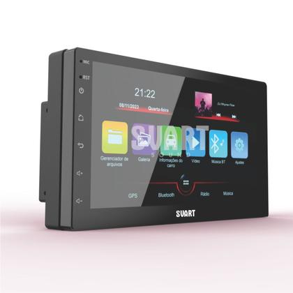 Imagem de Multimidia 7 Polegadas S700 SVART Android 13 Carplay Android Auto Gps Bluetooth