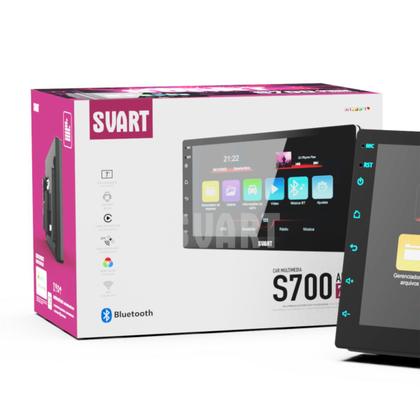 Imagem de Multimidia 7 Polegadas S700 SVART Android 13 Carplay Android Auto Gps Bluetooth