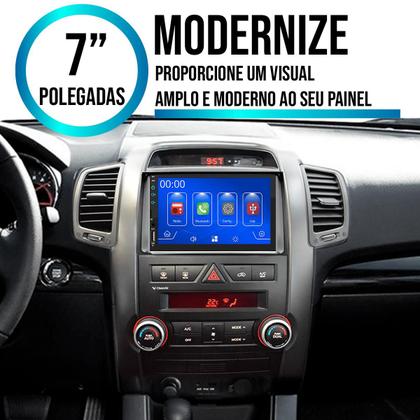 Imagem de Multimídia 7 Polegadas Sorento 2010-2012 Android-Auto MP5 Bluetooth + Moldura