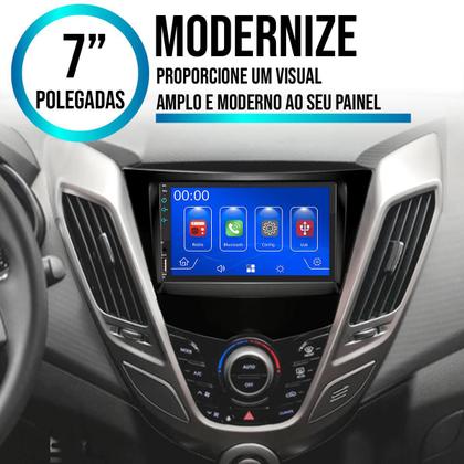 Imagem de Multimídia 7 Polegadas Veloster 2011-2016 Android-Auto MP5 Bluetooth + Moldura