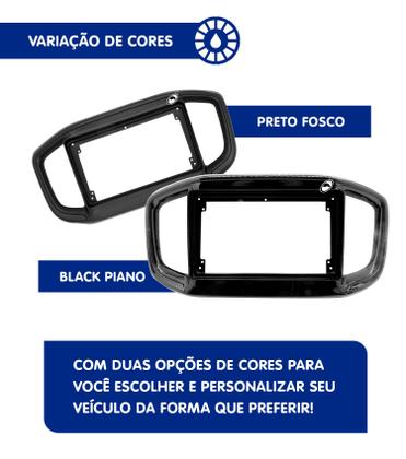 Imagem de Multimídia 9" Android Mobi 2026 Android Auto Car Play + Câmera Ré Black Piano