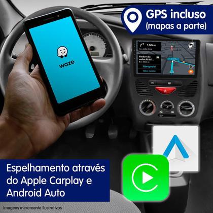 Imagem de Multimídia 9'' Palio Siena Strada Weekend G2 2001 A 2007 Ar