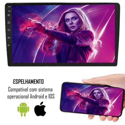 Imagem de Multimídia 9" Polegadas Android Jumpy Expert Scudo 2021 em diante + Câmera de Ré + Moldura + Chicote e Adaptador de Antena