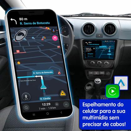 Imagem de Multimídia 9 Polegadas Gol Saveiro Voyage G5 Android Auto Car Play + Câmera Ré
