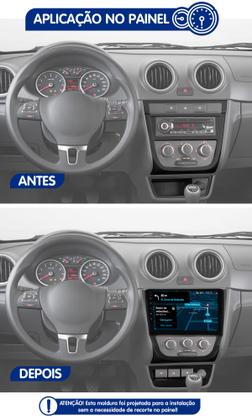 Imagem de Multimídia 9 Polegadas Gol Saveiro Voyage G5 Android Auto Car Play + Câmera Ré
