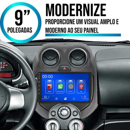 Imagem de Multimídia 9 Polegadas March Versa 2011-2013 MP5 Carplay Android-Auto