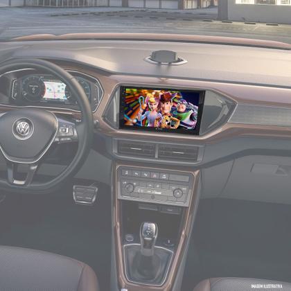 Imagem de Multimídia 9" Polegadas Vw Virtus Espelhamento USB Bluetooth + Chicotes + Interface Volante + Moldura Painel + Câmera de Ré