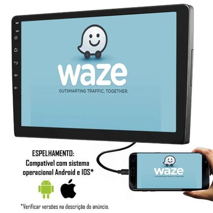 Imagem de Multimídia 9" Polegadas Vw Virtus Espelhamento USB Bluetooth + Chicotes + Interface Volante + Moldura Painel + Câmera de Ré