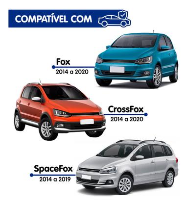 Imagem de Multimídia android 9 fox space fox crossfox 2014 a 2020 comando volante android auto carplay + câmera ré